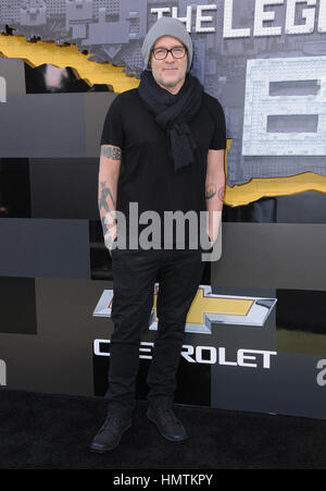 Westwood, USA. 4. Februar 2017. Chris McKay gesehen, Teilnahme an der Premiere von Warner Bros Pictures "The LEGO Batman-Film" statt im Regency Village Theater. Bildnachweis: Birdie Thompson/AdMedia/ZUMA Draht/Alamy Live-Nachrichten Stockfoto