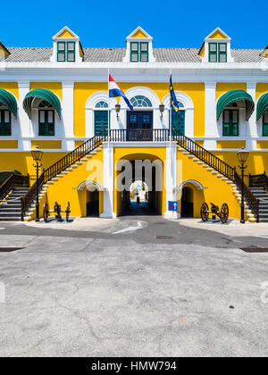 Fort Amsterdam, Willemstad, kleine Antillen, Curacao Stockfoto