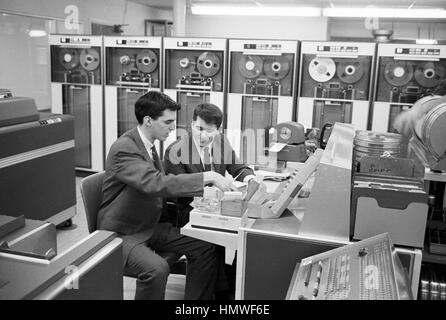 Douglas Ginsburg (links) und Jeff Tarr, der Betrieb Match, der erste Computer dating-Service. Stockfoto