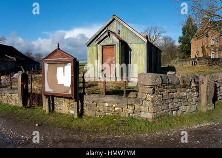 Alten Methodist Zinn Tabernakel, Thorlby, in der Nähe von Skipton, North Yorkshire, UK Stockfoto