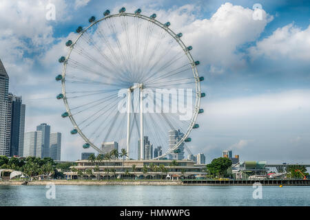 Singapore Flyer das Riesenrad in Singapur Stockfoto