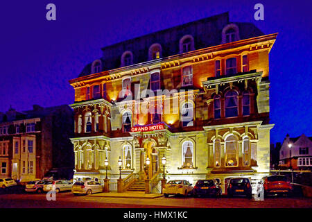 Grand Hotel Tynemouth North Tyneside Stockfoto