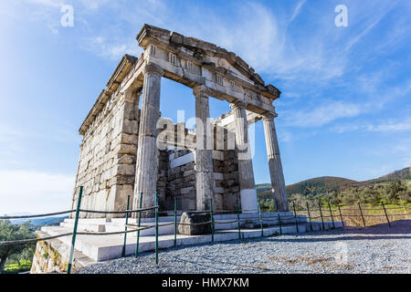 Ruinen des Mausoleums in Messina, antike Stockfoto