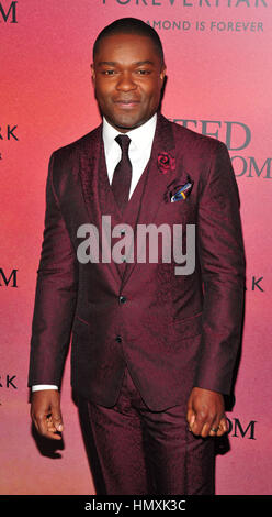 New York, USA. 6. Februar 2017. David Oyelowo besuchen Sie die "A Großbritannien" Welt-Premiere im Paris Theatre am 6. Februar 2017 in New York City. @John Palmer/Medien Punsch Credit: MediaPunch Inc/Alamy Live-Nachrichten Stockfoto