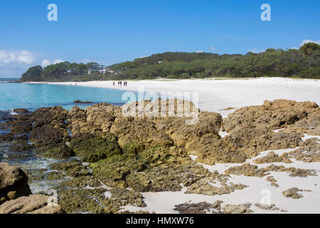 Chinamans Strand in Jervis Bay, New South Wales, Australien Stockfoto