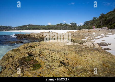 Chinamans Strand in Jervis Bay, New South Wales, Australien Stockfoto