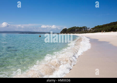 Chinamans Strand in Jervis Bay, New South Wales, Australien Stockfoto