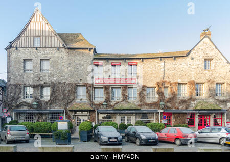 Les Maisons de Lea Hotel und Restaurant in Honfleur, Normandie, Frankreich Stockfoto