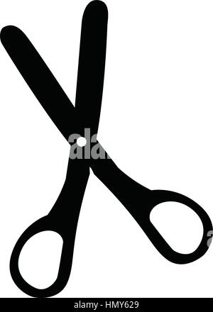 Isolierte Symbol Schere Stock Vektor