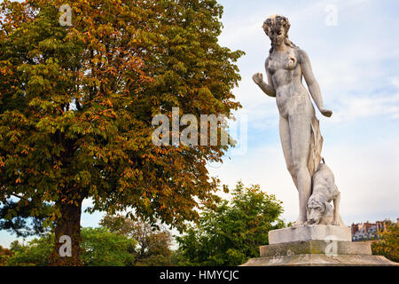 Nymphe im Jardin des Tuileries Stockfoto