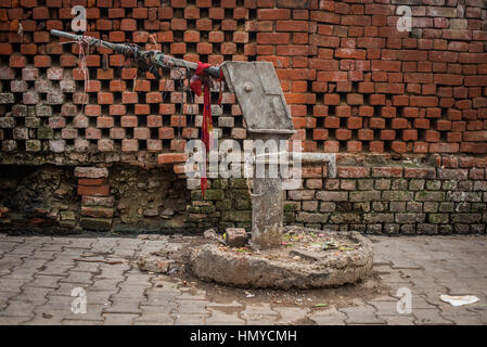 Routinier Wasserpumpe, Agra Stockfoto