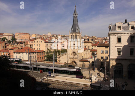 Gare Saint-Paul, Zug Statioin in Lyon, Frankreich Stockfoto