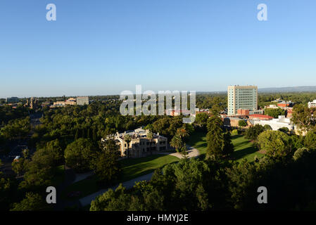 Ein Blick auf die Regierung Haus Garten in Adelaide. Stockfoto