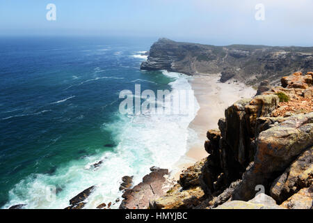 Dias Strand in den Table Mountain National Park, in der Nähe von Kap der guten Hoffnung. Stockfoto