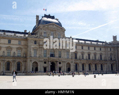 Pavillon-Sully in Louvre Art Gallery, Paris, Frankreich Stockfoto