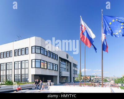 Bratislava (Preßburg): National Council Building (Parlament),,, Slowakei Stockfoto