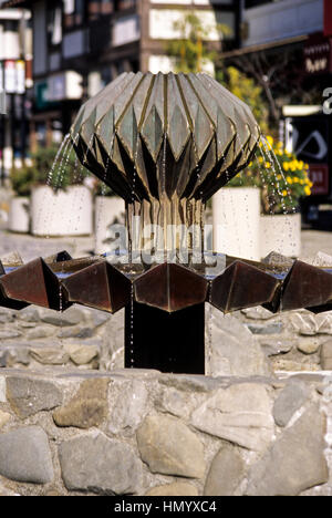 San Francisco, Kalifornien.  Origami-Brunnen, Japantown, Buchanan Street.  Ruth Asawa, Bildhauer, 1976. Stockfoto