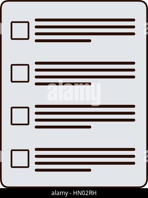offizielle Dokumente Icon-Design, Vektor-Illustration-Bild Stock Vektor