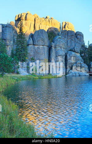 Sylvan Lake, Custer State Park, Black Hills, South Dakota, USA, Stockfoto