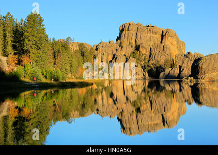 Sylvan Lake, Custer State Park, Black Hills, South Dakota, USA, Stockfoto