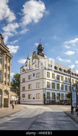 Gymnasium Theodorianum Gebäude im historischen Zentrum von Paderborn, Deutschland Stockfoto