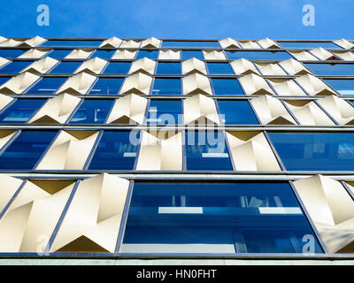 Gebäude-Fassade - Barcelona, Spanien Stockfoto