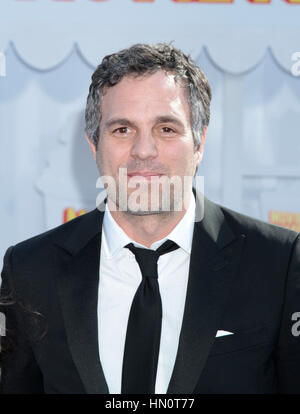 Mark Ruffalo ankommt bei den MTV Movie Awards am 12. April 2015 in Los Angeles, Kalifornien. Foto von Francis specker Stockfoto