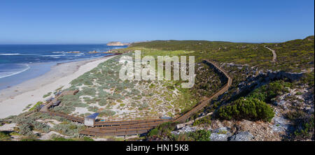 Seal Bay in Sommerlandschaft. Kangaroo Island in Südaustralien Stockfoto