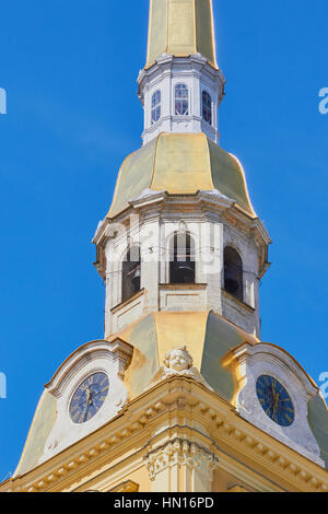 Kathedrale der Heiligen Peter und Paul Bell Tower, Peter und Paul Fortress, Petrogradskaya, St. Petersburg, Russland Stockfoto