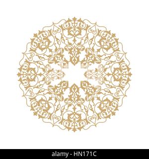 Dekorative Runde floralen Muster. Blume Mandala ornament Stock Vektor