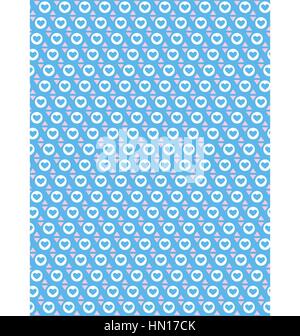 Nahtlose Liebe Muster Stock Vektor