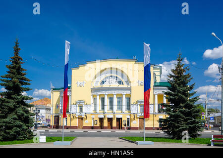 Jaroslawl, Russland - 8. Mai 2016: Russische Staatliche Akademische Dramatheater benannt nach F. Volkov das älteste Theater in Russland ist, gegründet im Jahre 1750. Ya Stockfoto