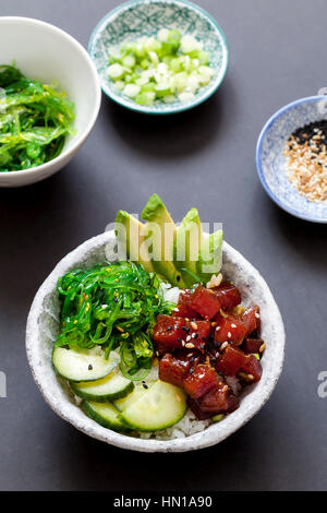 Thunfisch poke Stockfoto