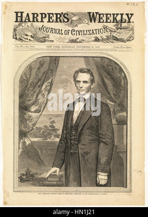 Winslow Homer - Hon. Abraham Lincoln, geboren in Kentucky, 12. Februar 1809 Stockfoto