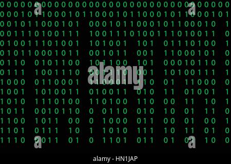 Nahtlose Muster mit Binär-code Stock Vektor