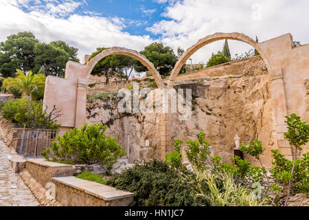 Alicante ist eine Hafenstadt am süd-östlichen Costa Blanca Spaniens und die Hauptstadt der Provinz Alicante Stockfoto