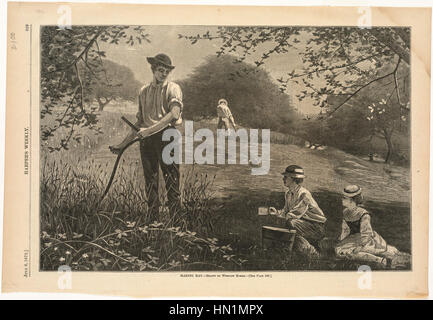 Machen Heu (Boston Public Library) Stockfoto