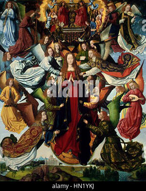 Meister der St. Lucy Legende - Maria, Königin des Himmels - WGA14621 Stockfoto