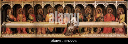 Lorenzo Monaco - das letzte Abendmahl - WGA13576 Stockfoto