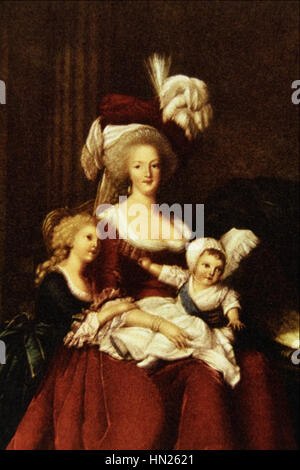 Maria Antonietta Coi Figli - Elisabeth Vigee-Lebrun Stockfoto