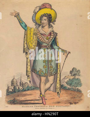 Frau Alter als Don Giovanni Stockfoto