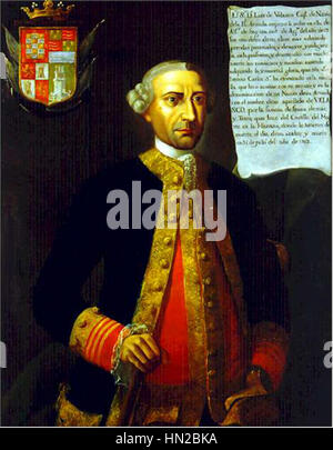 Luis Vicente de Velasco (Museo Naval de Madrid) Stockfoto