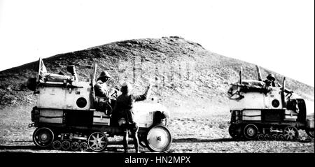 Der schwarze Kreuzfahrt. Colomb Bechar (28. Oktober 1924), Le Cap (1. August 1925). Überquerung der Afrika organisiert von Andre Citroen (8 Halbkettenfahrzeuge) 1924-1925 Afrika Stockfoto