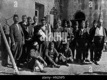 Armenische revolutionäre, die bei dem Angriff gegen die osmanischen Bank in Constantinople Türkei 1896 teilgenommen Stockfoto