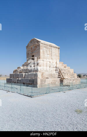 Mausoleum von Kyros dem großen, Iran Stockfoto