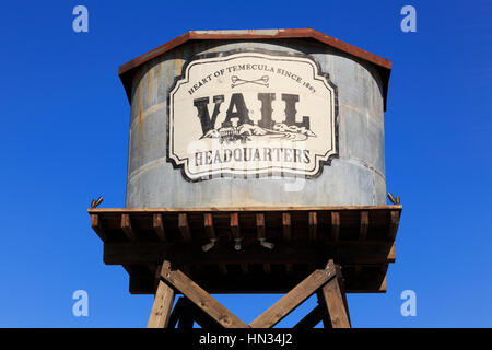 Vail Hauptsitz Heritage Park, Temecula, Kalifornien, USA Stockfoto