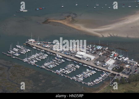 Luftaufnahme von Sparkes Marina Hayling Island Hampshire Stockfoto