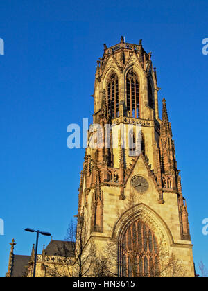 Turm der Neo-gotischen St. Agnes Kirche, Köln Stockfoto