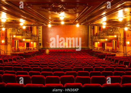 Die reich verzierten Elgin Theatre in The Elgin und Winter Garden Theater Gebäude in Toronto, Ontario, Kanada Stockfoto