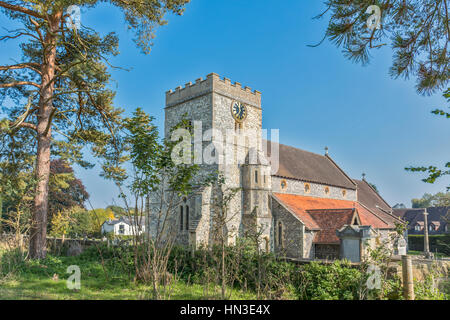 St. Marien Kirche Streatley auf Themse Berkshire UK Stockfoto